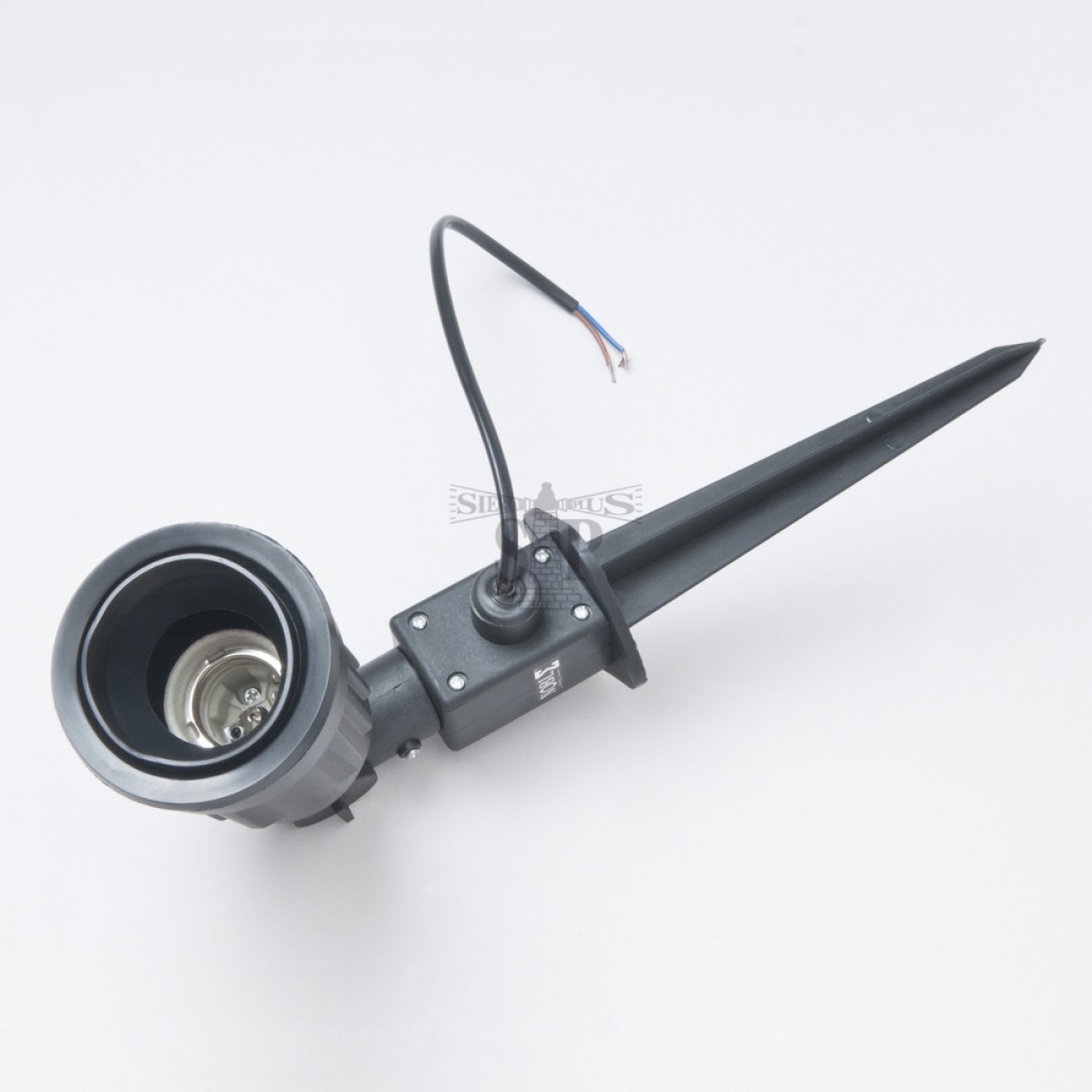 9501/1P E27 Outdoor Spot Light Holder Fitting [Spike Type] (Black)